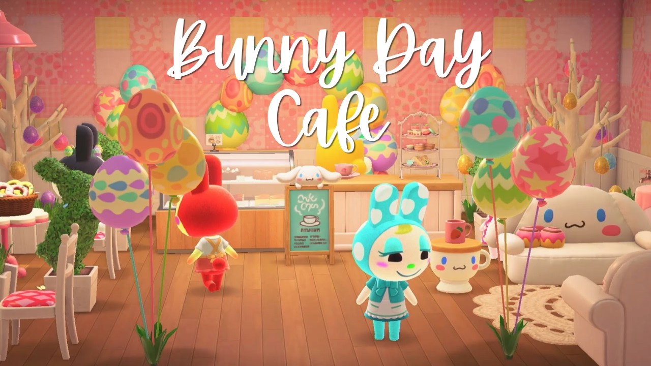 Spring Bunny Cafe | Jazz Music | Work & Study Ambiance | ACNH Ambiance