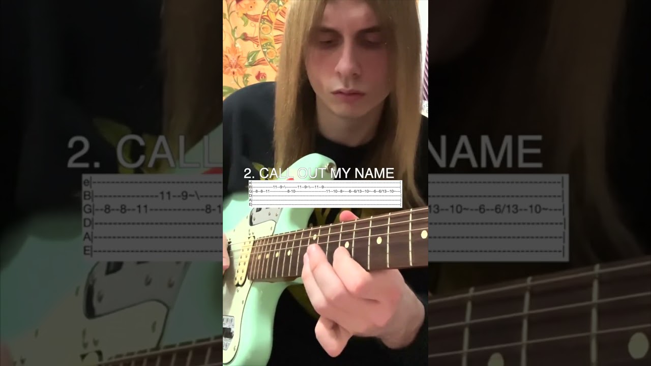 5 Iconic The Weeknd Guitar Riffs (With Tabs)
