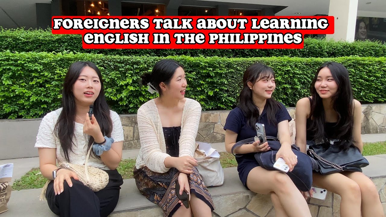 Why do foreigners study English in the Philippines?