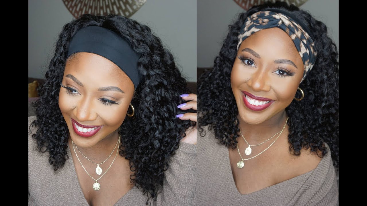 WOW!! HeadBand Human Hair Curly Wig | Niawigs.com | Looks So Natural!!