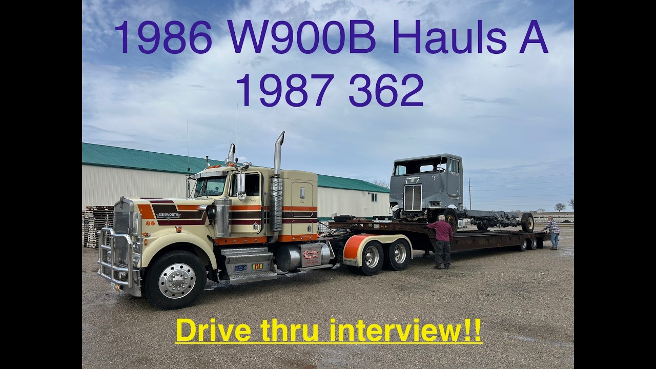 1986 Kenworth W900B Drive Thru Interview!!!