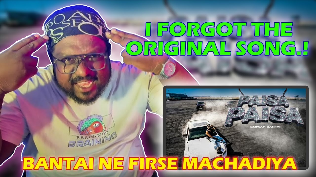 EMIWAY BANTAI - PAISA PAISA - Reaction | JOEE'S REACTION