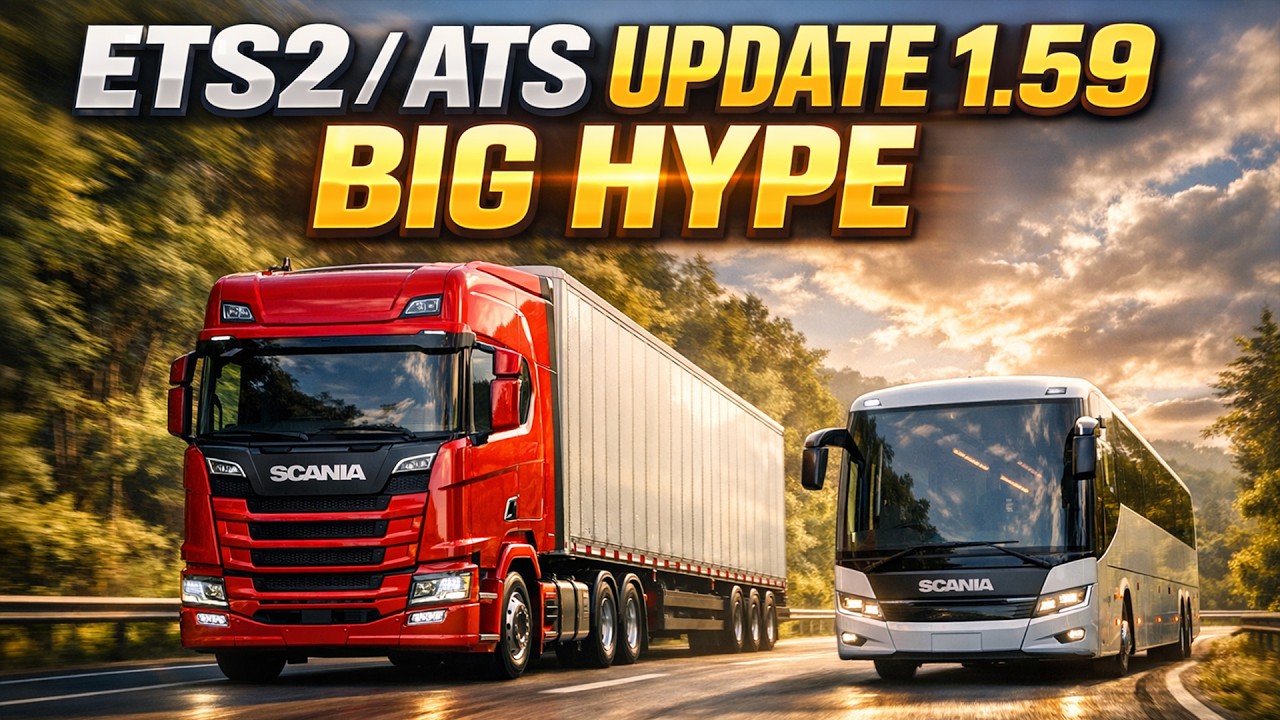Euro Truck & American Truck: Большой ажиотаж вокруг обновления 1.59 -ets2 и ats