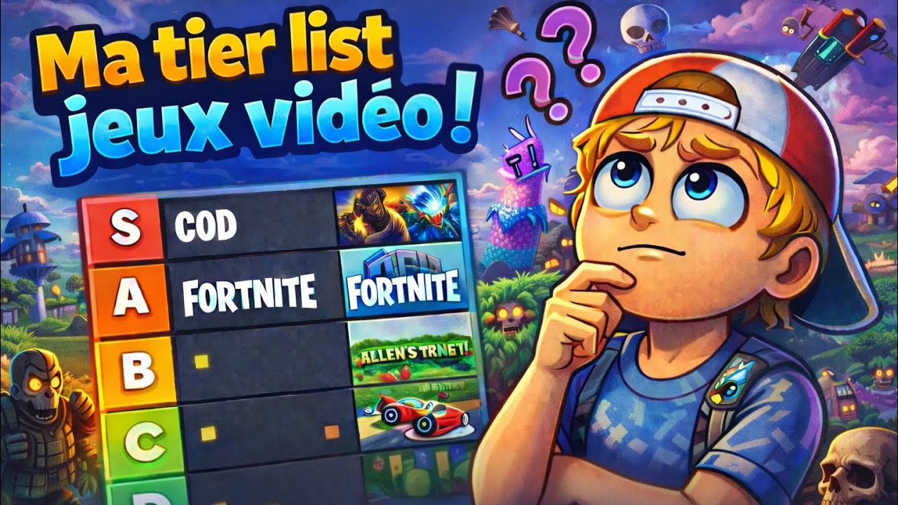 MA TIER LIST JEUX VIDÉO !! ( Avec Momoo !! ) 