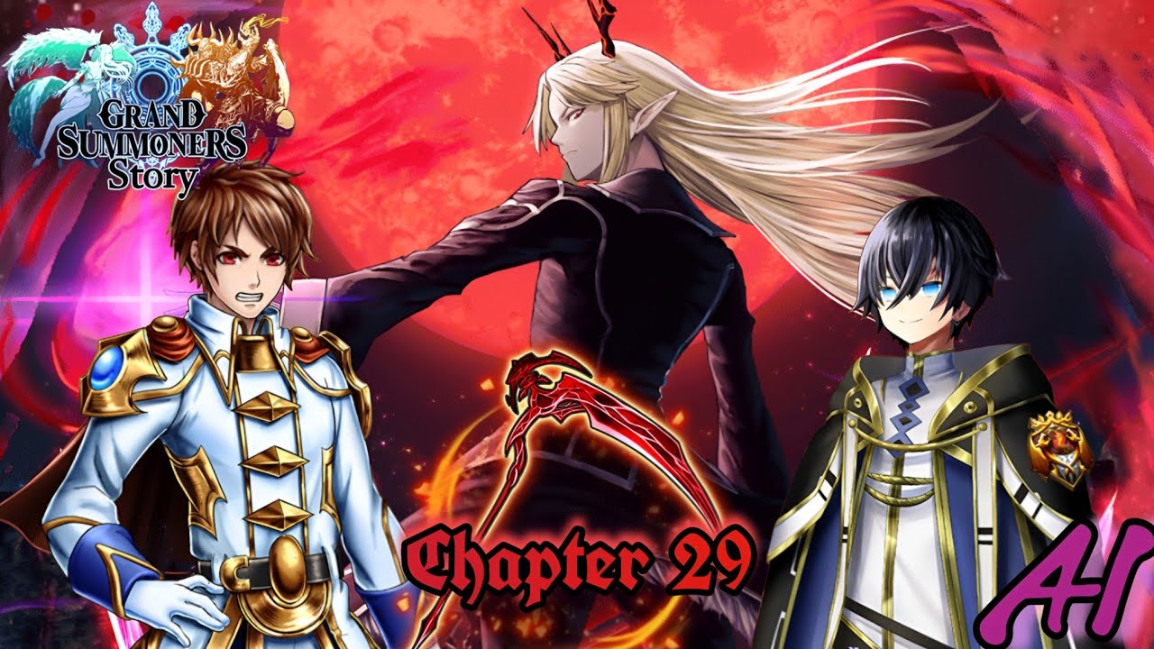 Grand Summoners - Chapter 29 Challenge Quest Auto AI with 3 different teams