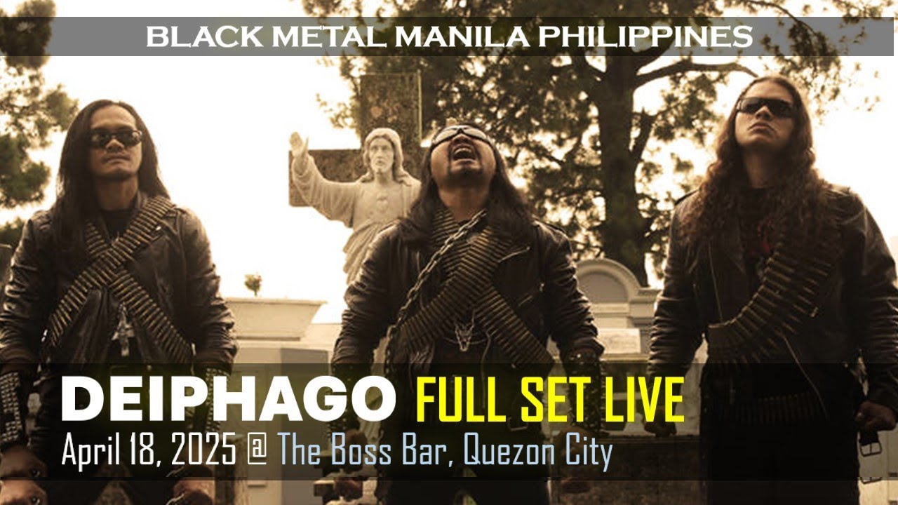 [4K HDR] DEIPHAGO | FULL SET LIVE @ The Boss Bar, Quezon City | BLACK METAL MANILA PHILIPPINES