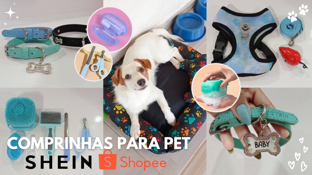 COMPRINHAS DA SHEIN E DA SHOPEE VERSÃO PET | Shein Pets