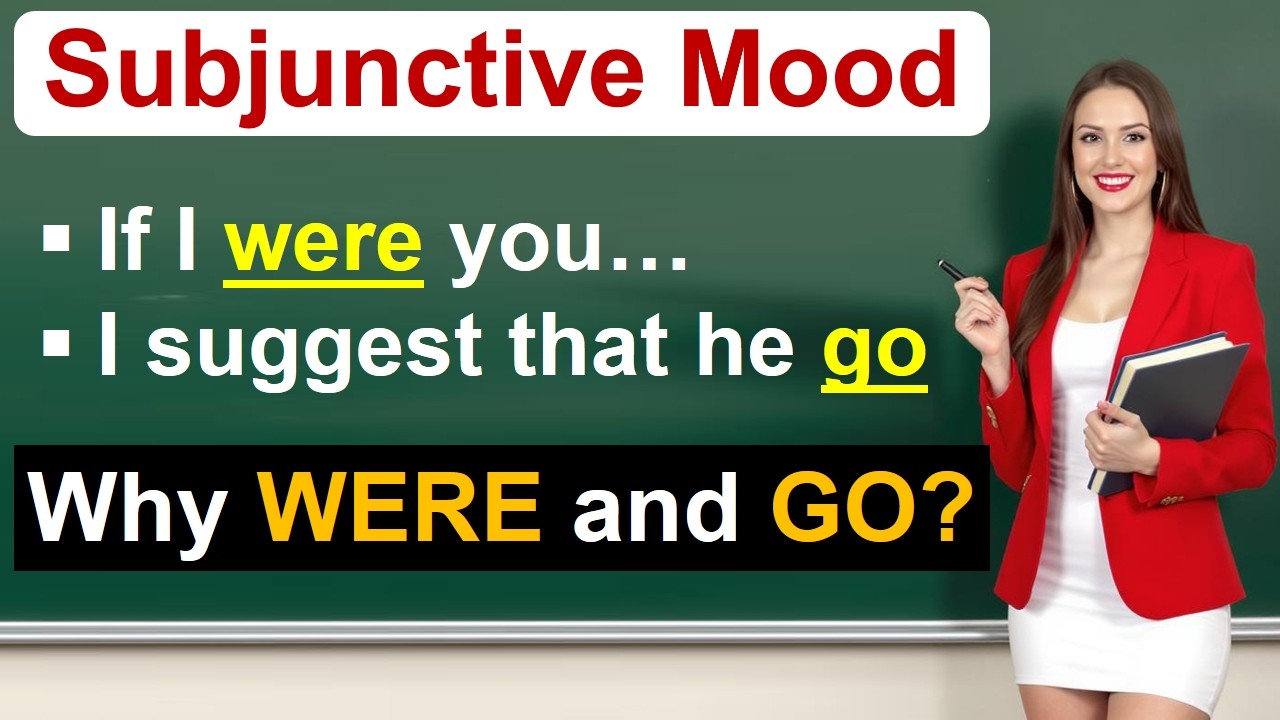 Subjunctive Mood Made Easy | If I Were You & I Suggest He Go (Full Grammar Lesson)