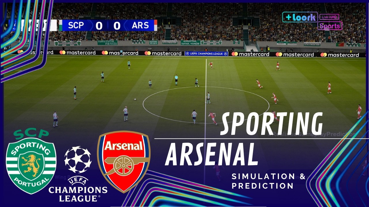 SPORTING VS ARSENAL ⚽ UEFA Champions League 25-26 Full Match (Simulation)