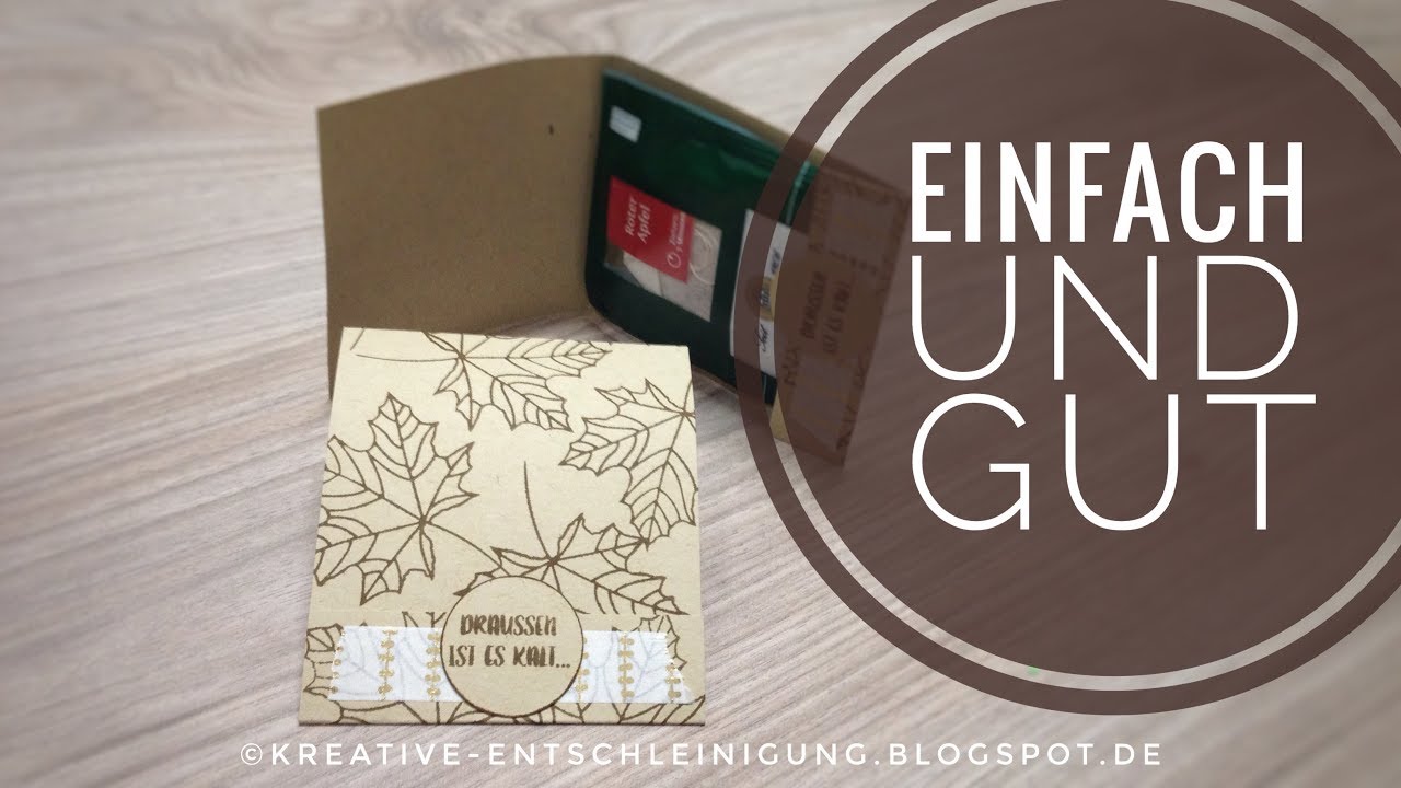 Tee-Verpackung mit Stampin' Up!