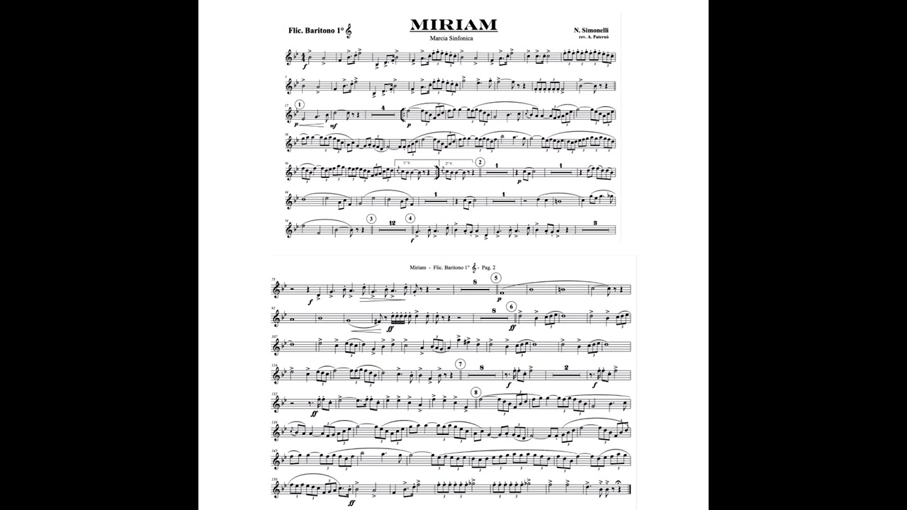 Miriam - N.Simonelli (Marcia sinfonica)