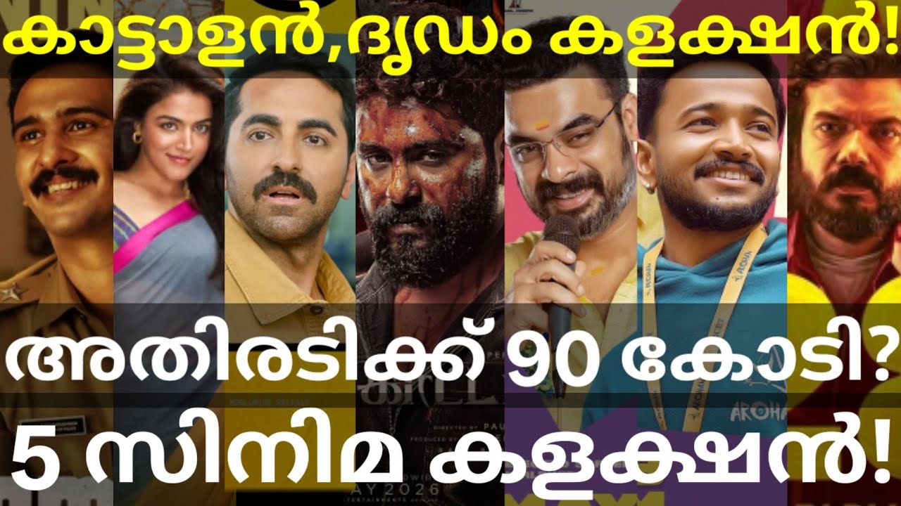 Athiradi and Kattalan Box Office Collection | Dridam and Pati Patni Aur Woh Collection #Basil #To...