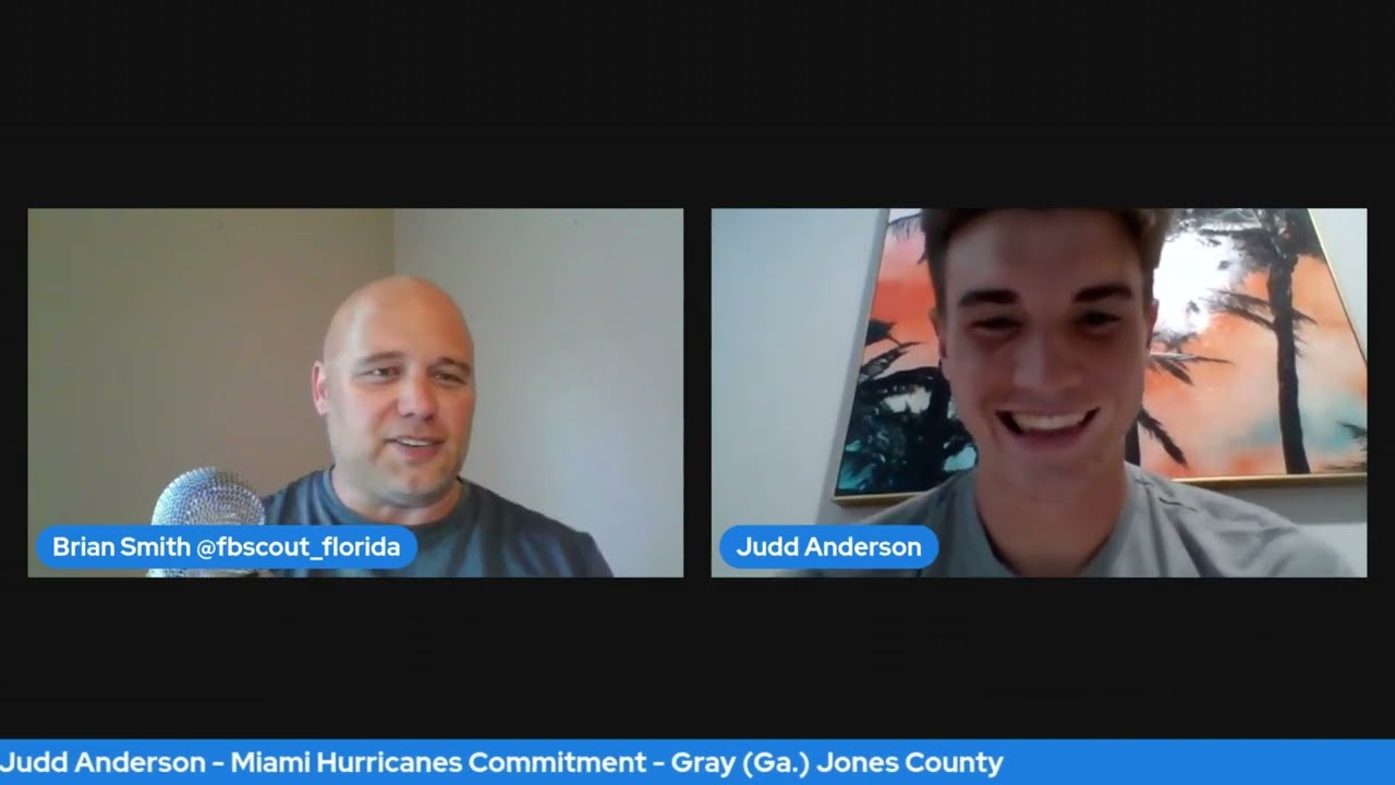 Miami QB Commitment Judd Anderson Talks Recruiting and Being a Hurricane
