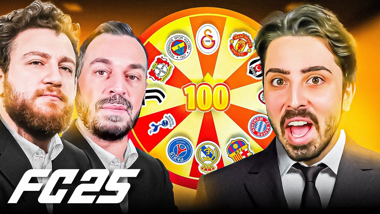 100 TAKIMLI DEV ÇARK // FC 25 ÜÇLÜ REBUILD LİGİ