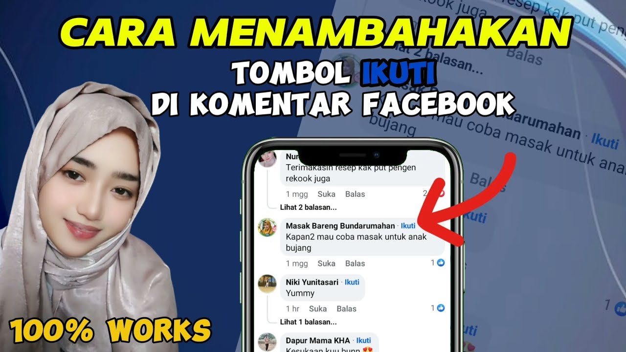 CARA MENAMBAHKAN TOMBOL IKUTI DI KOMENTAR FACEBOOK