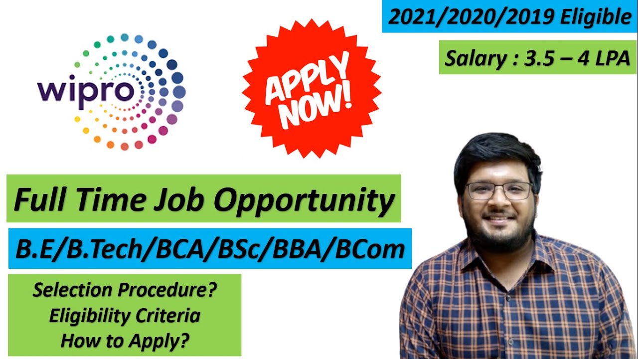 WIPRO Off Campus Recruitment 2021/2020/2019 | Must Apply 🔥🔥