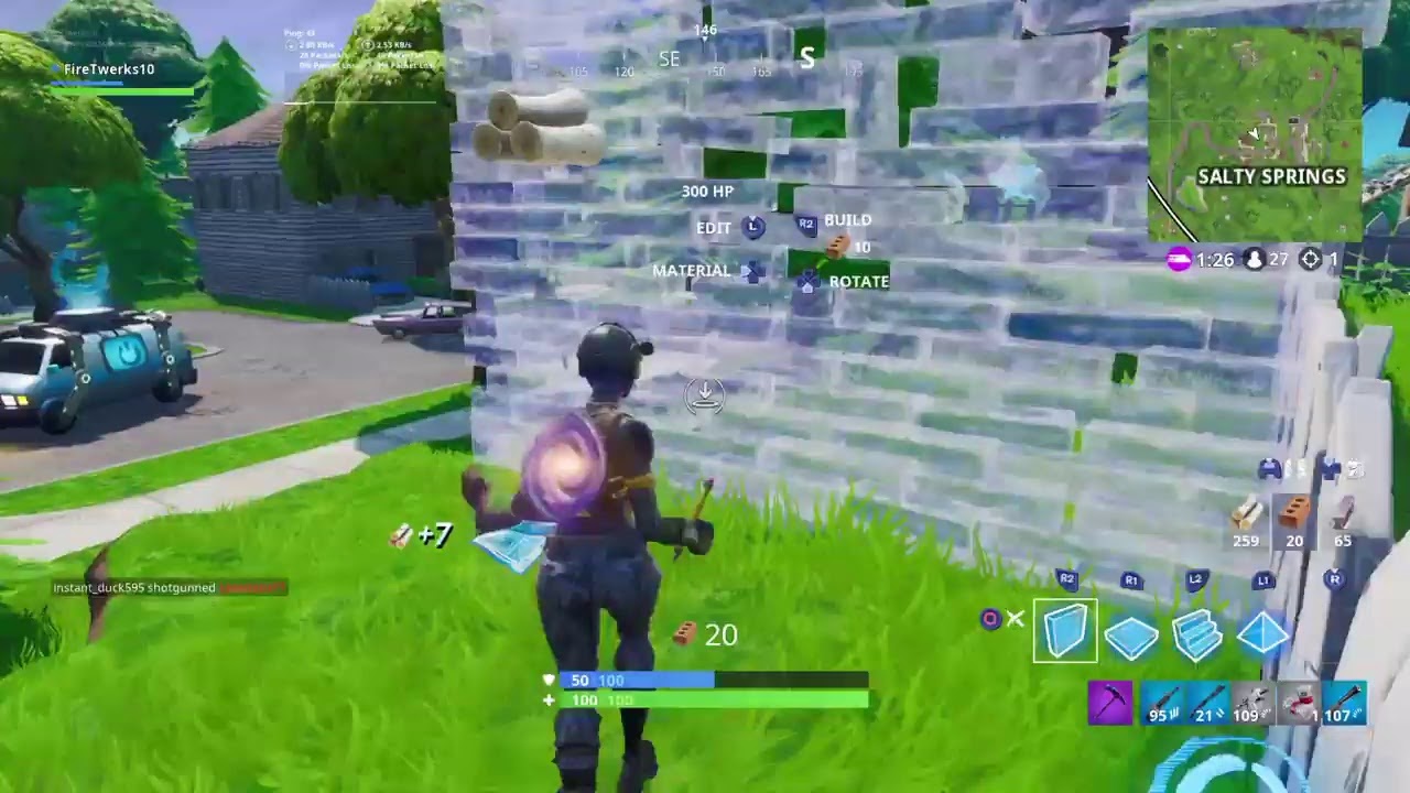 Cartnite late practice for the Pro AM