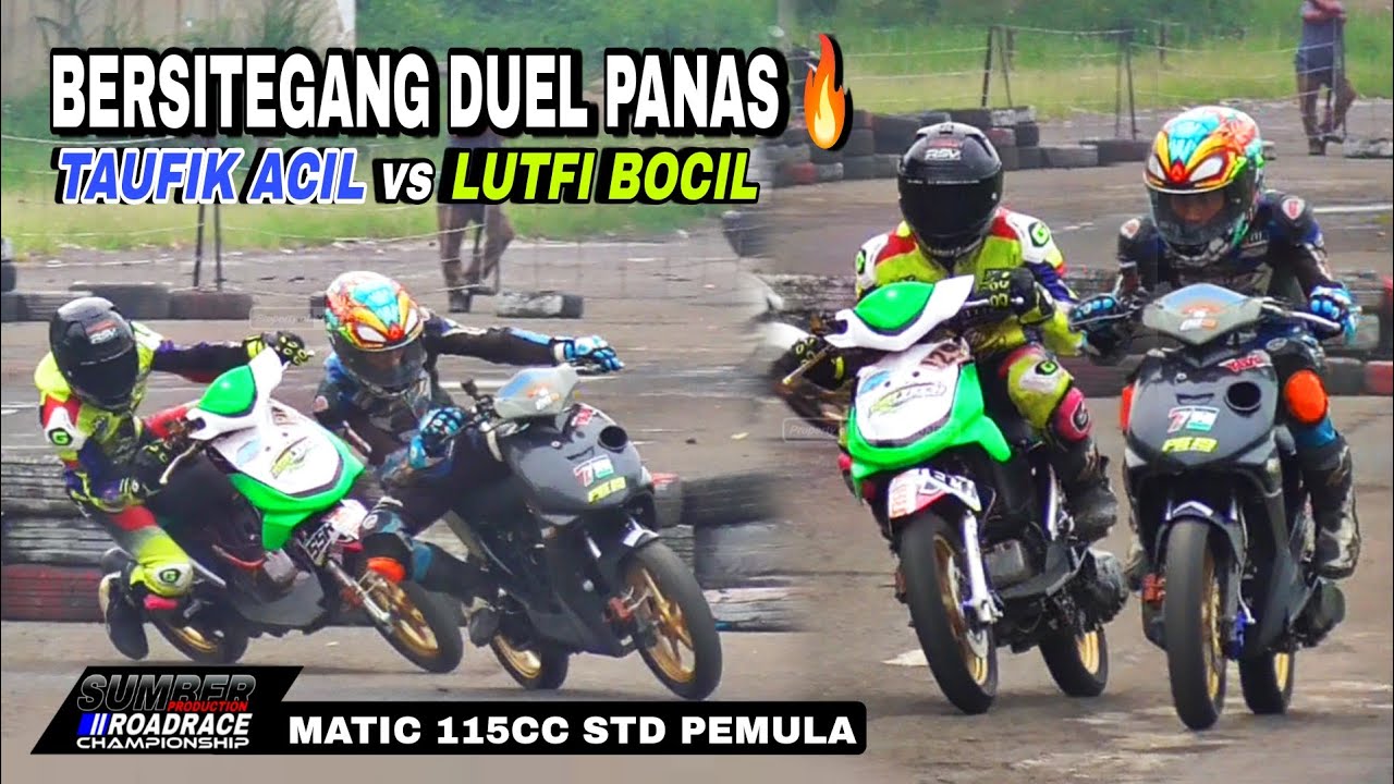 BERSITEGANG DUEL PANAS FRIENDLY MATCH ROADRACE‼️MATIC 115CC STD PML ROADRACE CIMAHI 2025