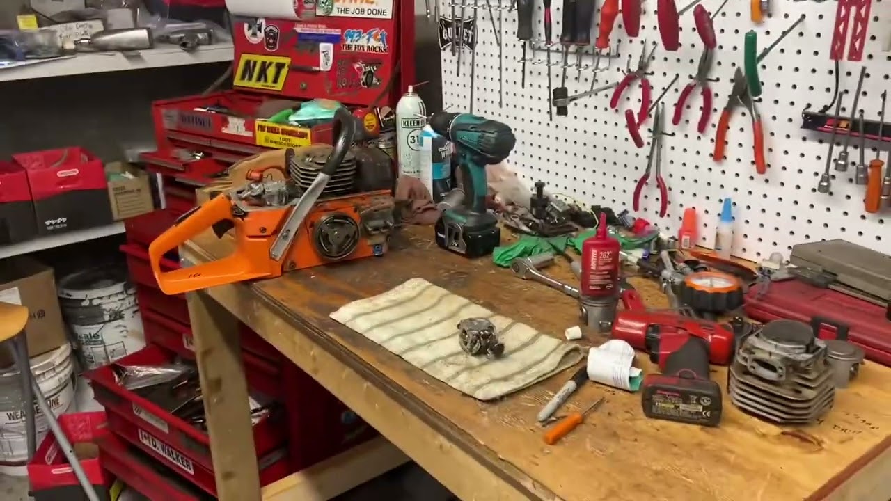 How to rebuild a old husqvarna 61 saw