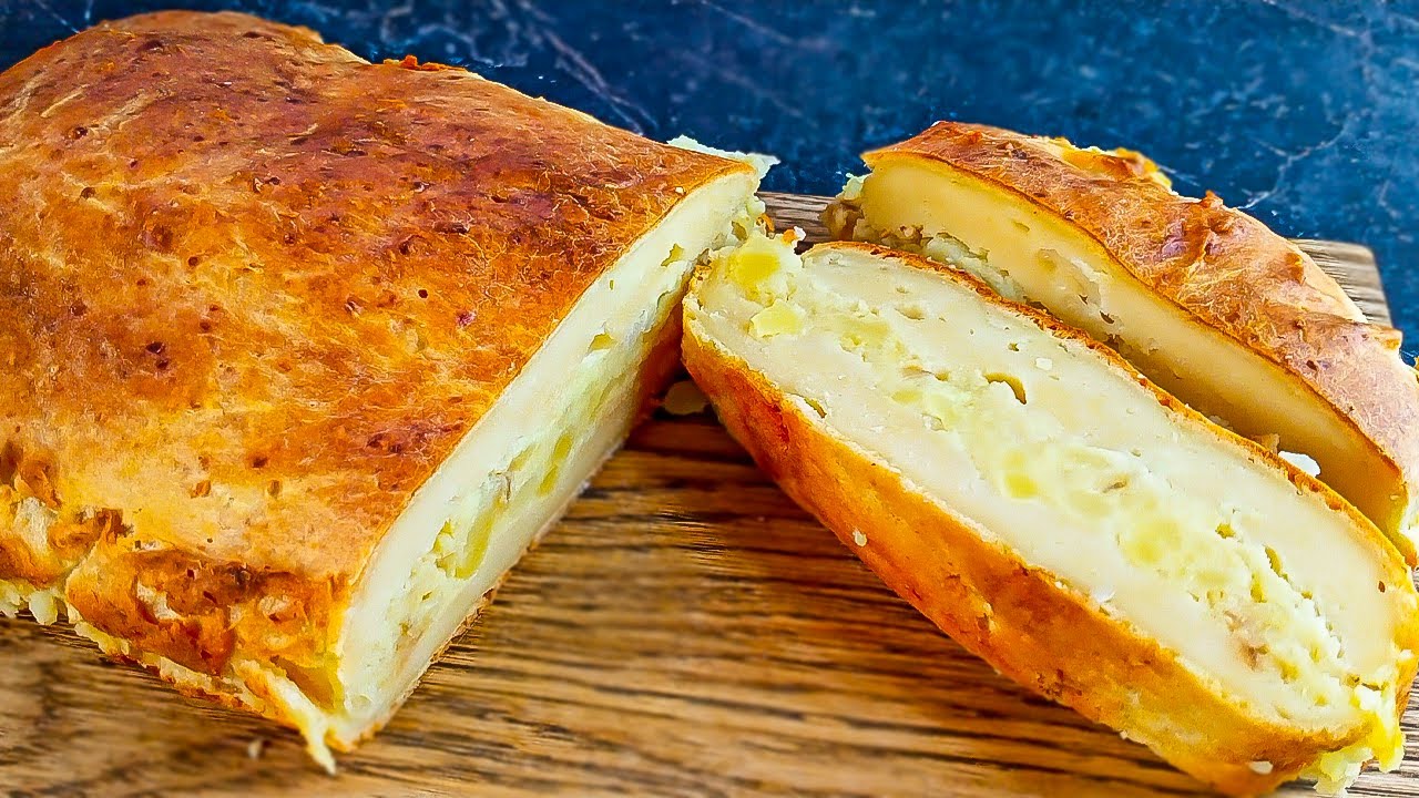 A simple recipe for cottage cheese pie with filling