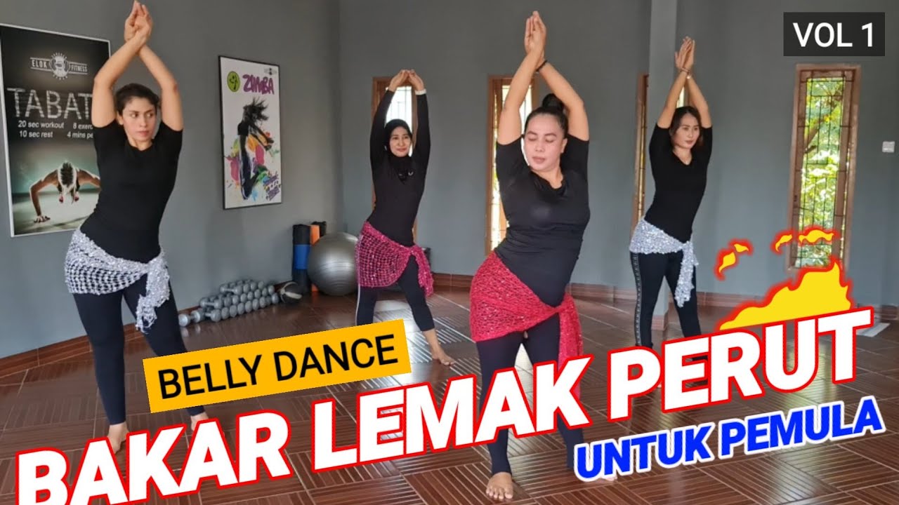SENAM PERUT | BELLY DANCE PEMULA | BANTAI LEMAK PERUT | PART 1