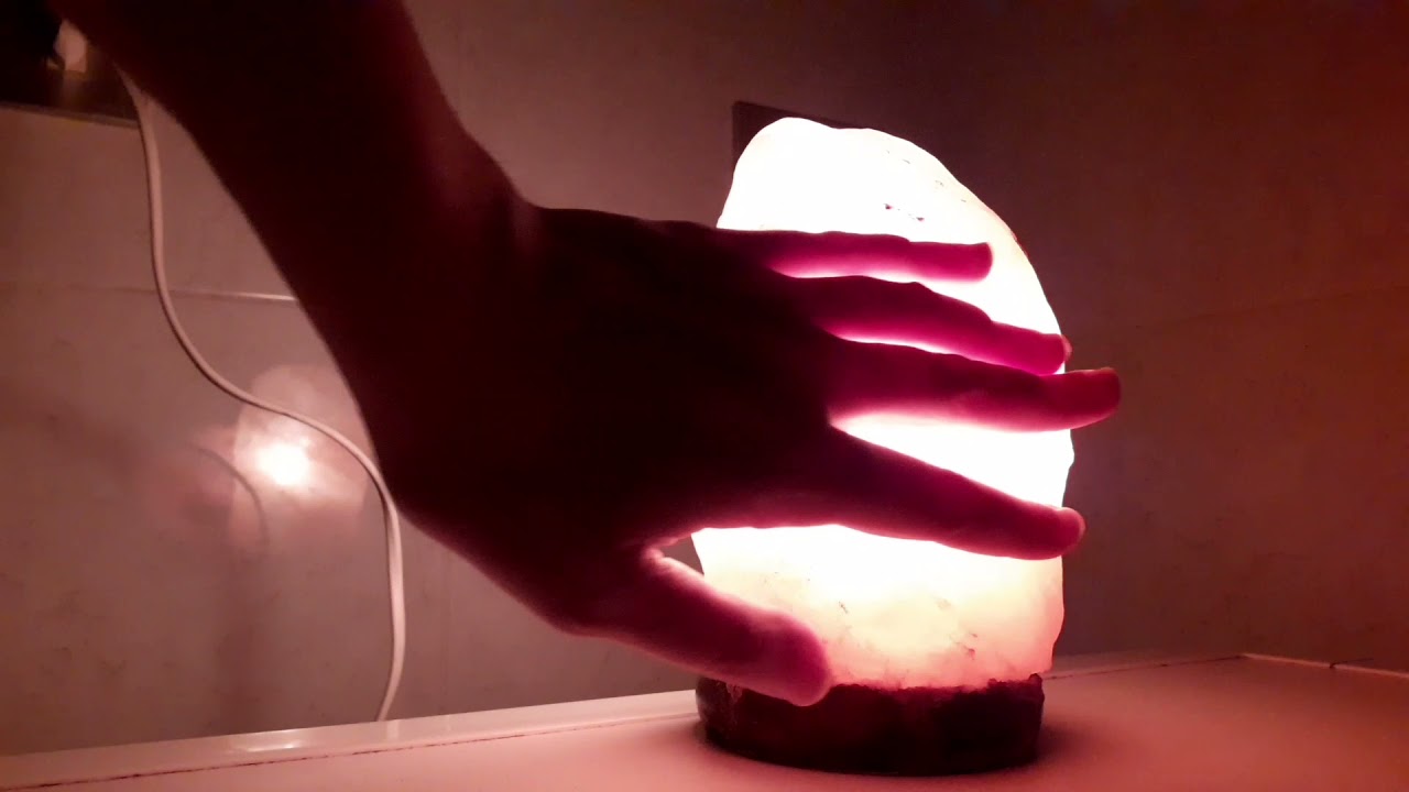 suoni foglie lampada di sale saluti e glitter asmr ita