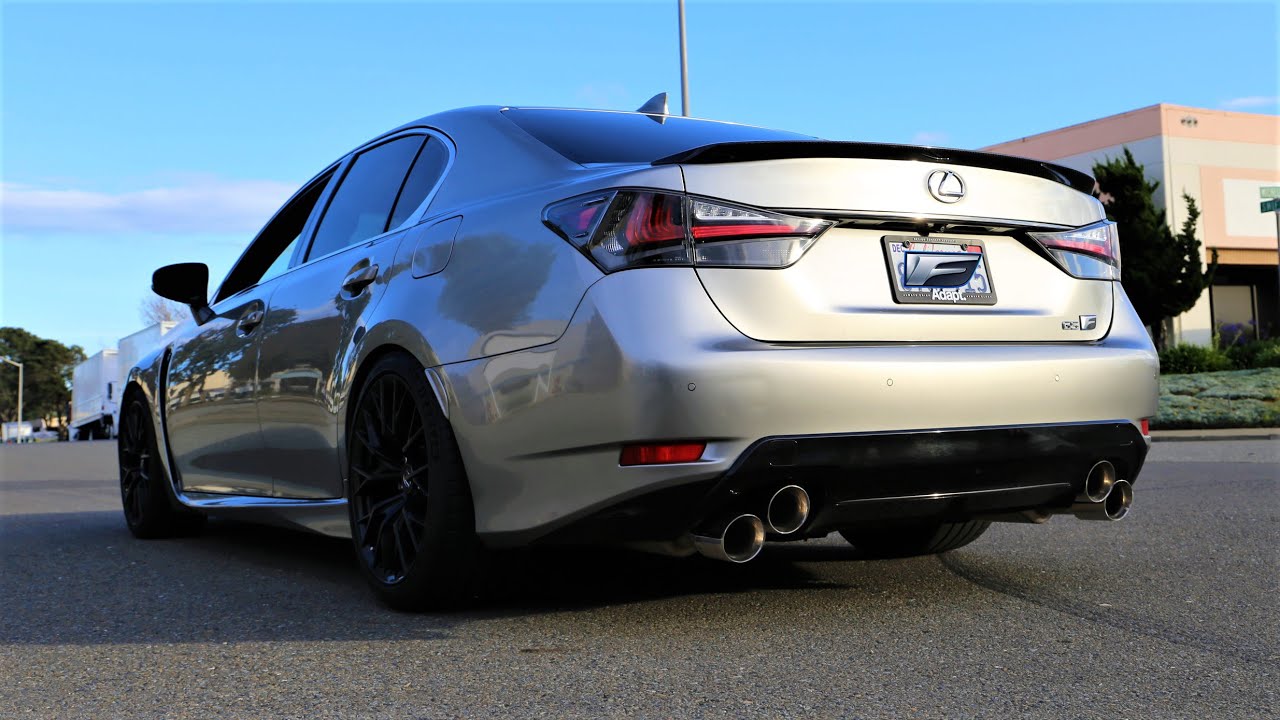 Lexus GS-F gets CLASSY exhaust upgrade | PTS True Dual Joe Z Exhaust