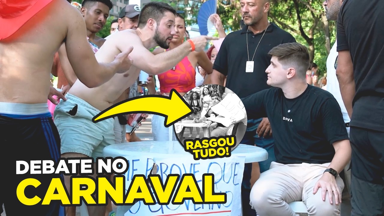 DEBATE NO CARNAVAL: PROVE QUE LULA É BOM!