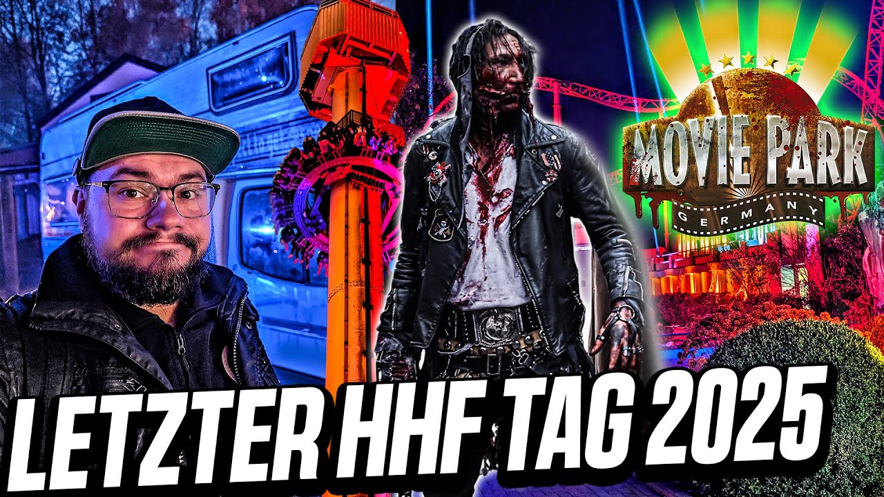 LETZTER Halloween Tag im MOVIE PARK 2025 - HALLOWEEN HORROR FESTIVAL Vlog | Movie Park Germany