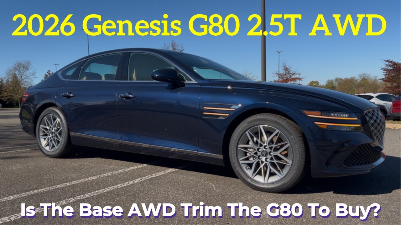 Genesis G80 2.5T AWD 2026 года: является ли Genesis G80 лучшим по соотношению цены и качества рос...