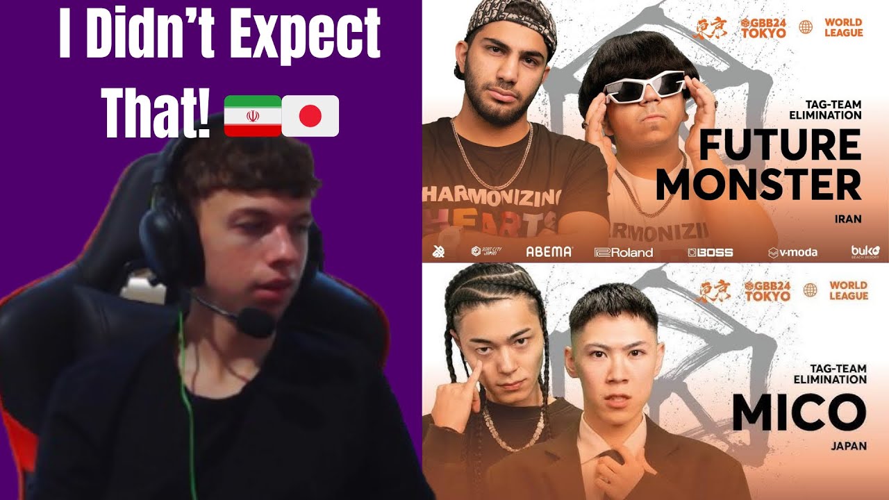 Toolo reacts to more tag team eliminations, Future Monster 🇮🇷 vs Mico 🇯🇵, gbb24 beatbox reaction