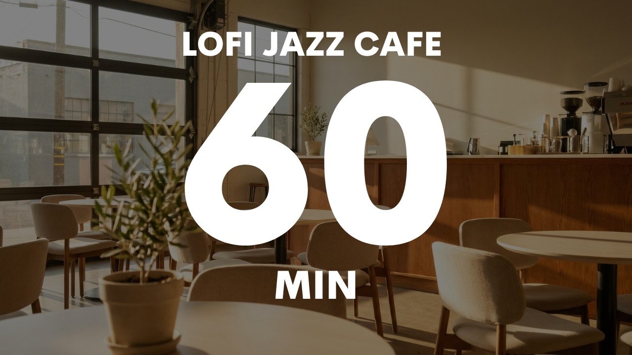 Sunny Day Lofi Jazz Café 🎷 | 1 Hour Study & Focus Beats