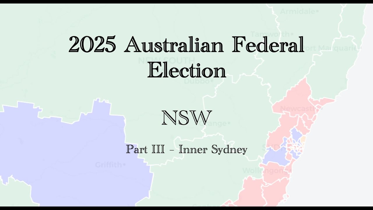Australian Federal Election 25 Inner Sydney