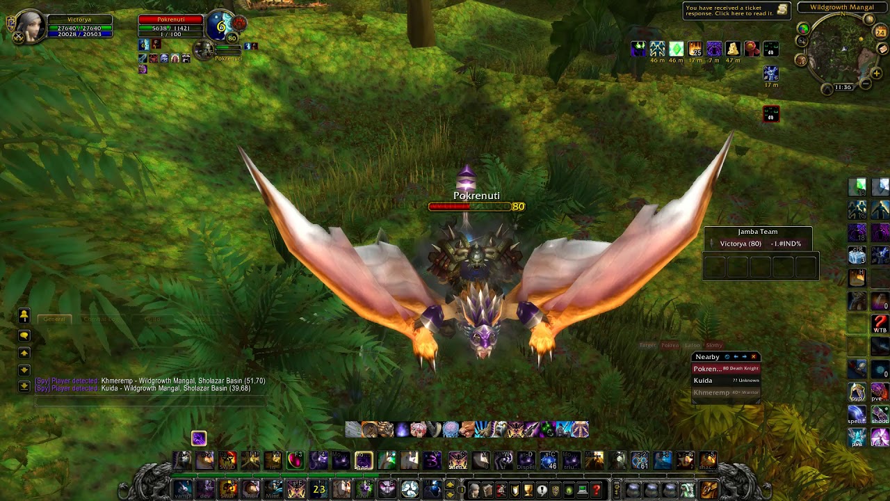 Farming bot caught in Sholazar Basin (Warmane Icecrown)