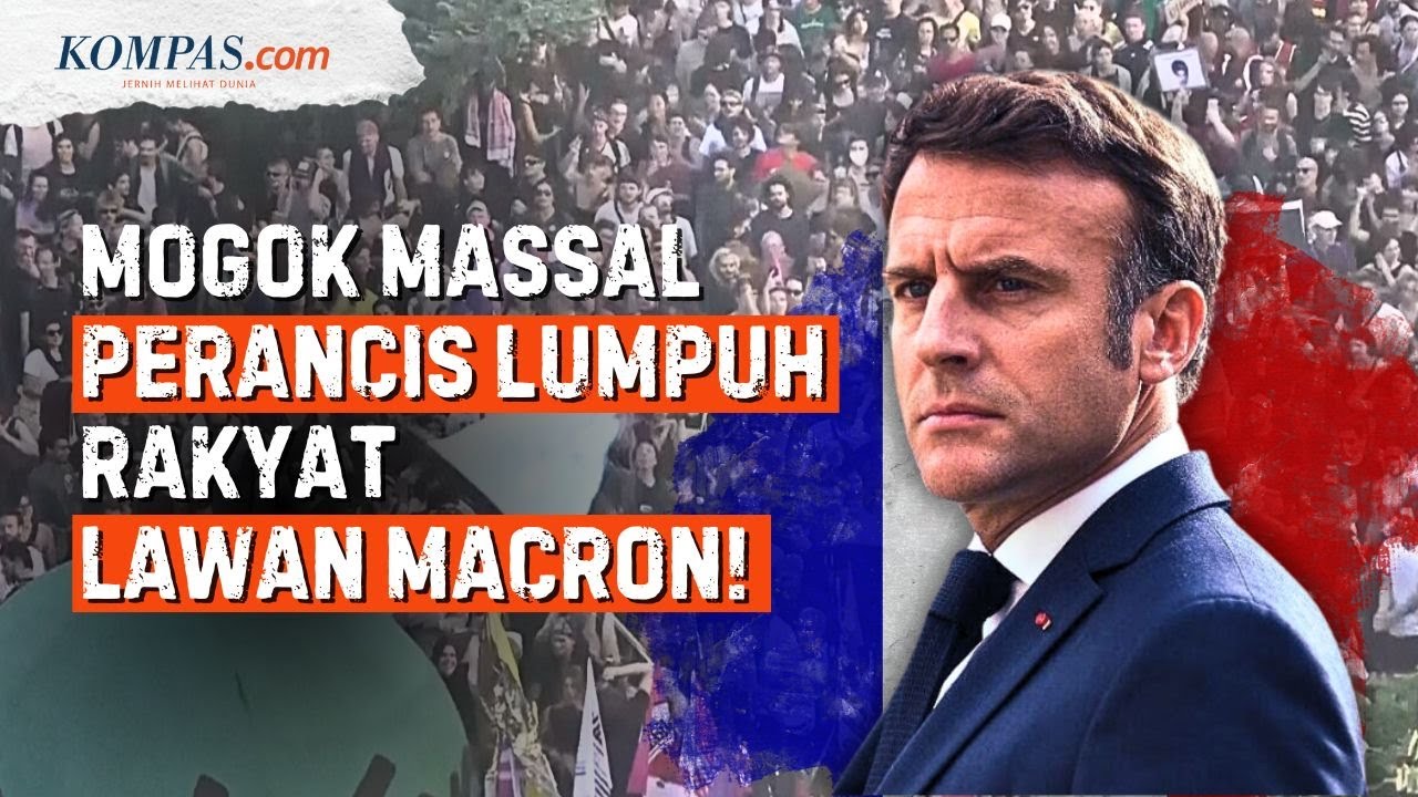Macron Vs Rakyat Paris: Mogok Massal Lumpuhkan Perancis, Apa yang Terjadi?