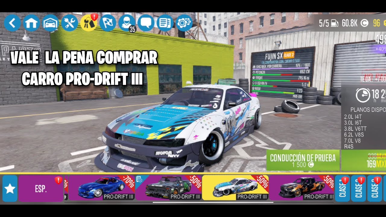 vale la pena comprar un carro de la tienda en carx drift racing 2