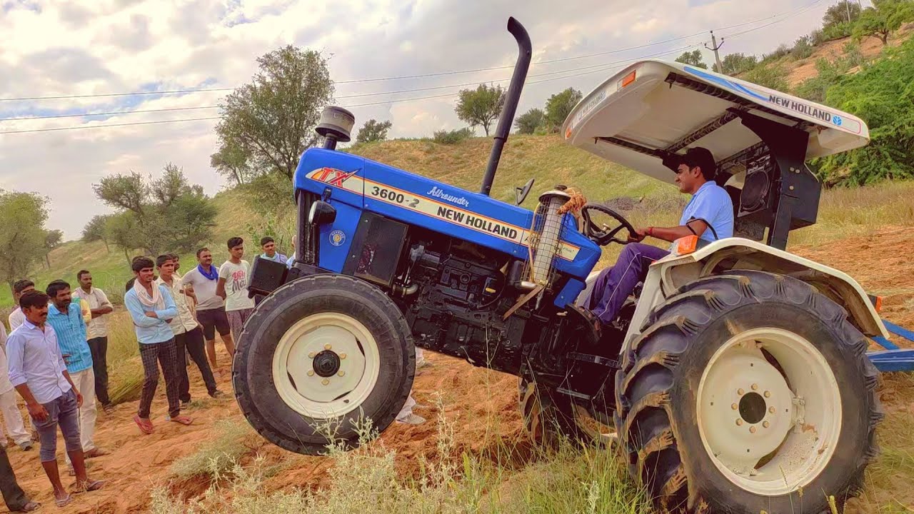 New Holland 3600-2 TX All Rounder Plus (50HP) Tractor Performance With Plough Video By AGRI GTR