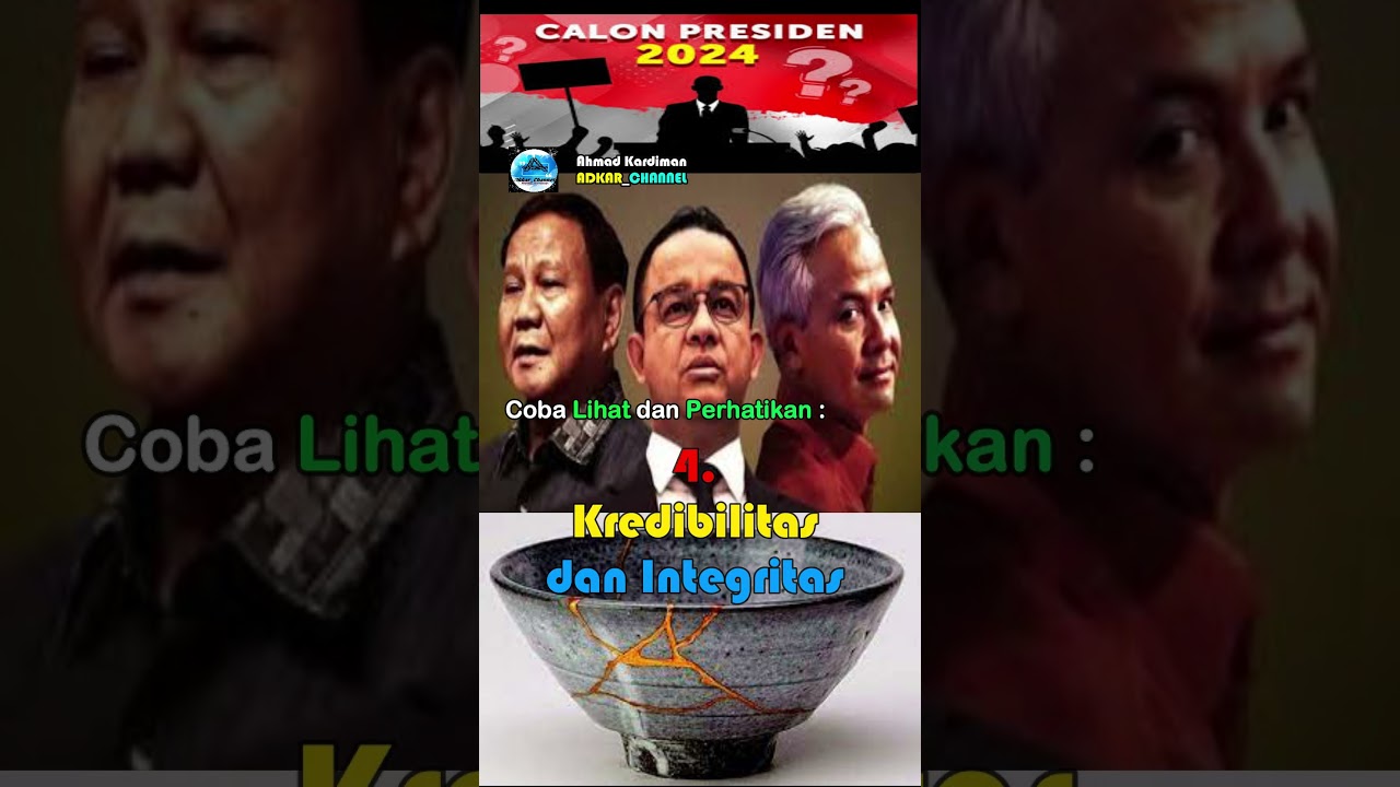 TIPS MEMILIH PRESIDEN || PEMILU 2024 #vidiopendidikan #logika #sejarah
