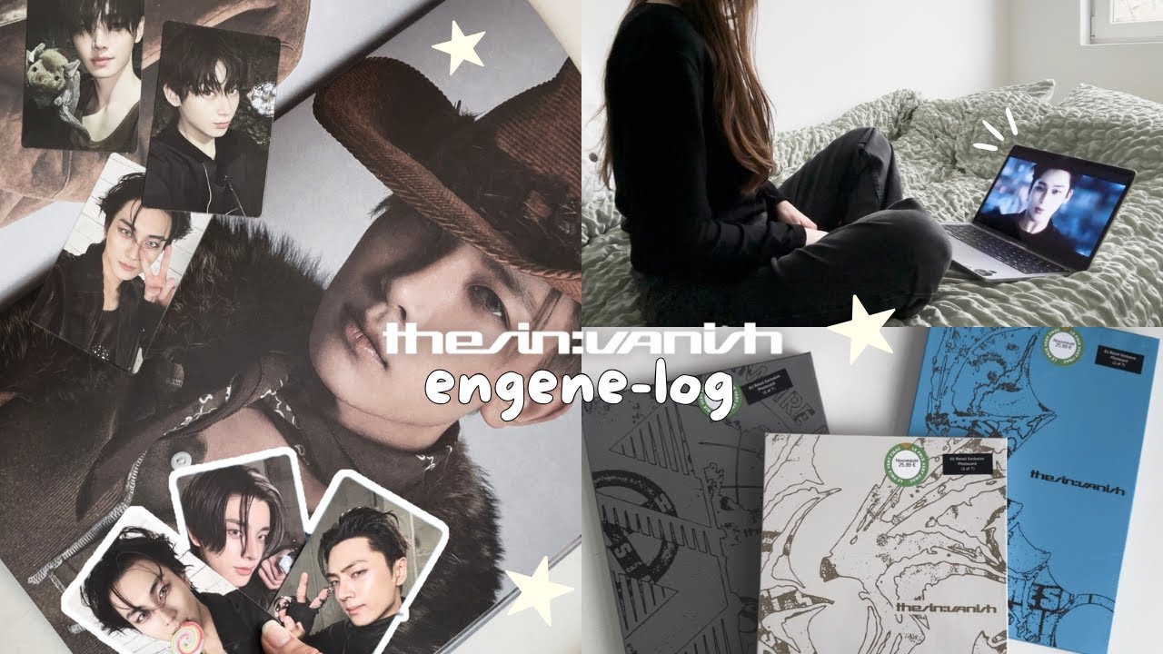 [ENGENE-loG] fr/eng sub ‧₊˚🔪 ࣪⭑  knife m/v reaction, unboxing enhypen the sin : vanish albums, pob
