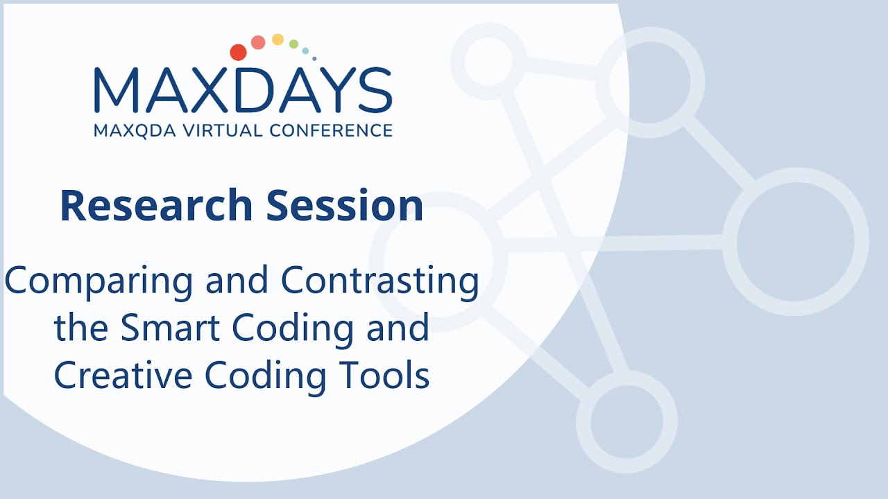 MAXDAYS 2023 Spotlight Session: Comparing and Contrasting the Smart Coding and Creative Coding Tools