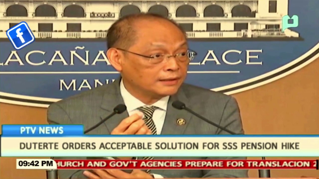 President Duterte orders acceptable solution for SSS pension hike