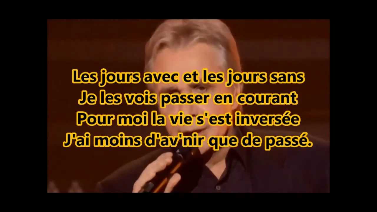 Karaoké - Michel Sardou - Les jours avec et les jours sans