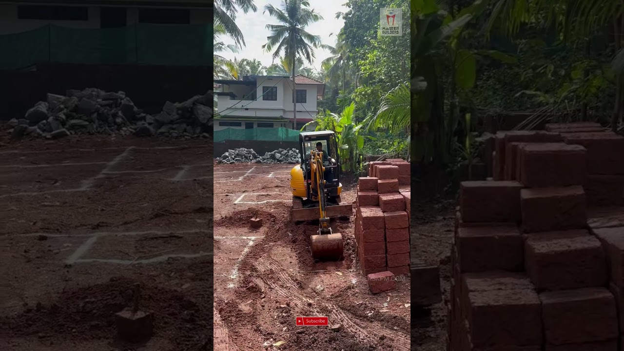 Construction ideas / Kerala home / new model / foundation starting process