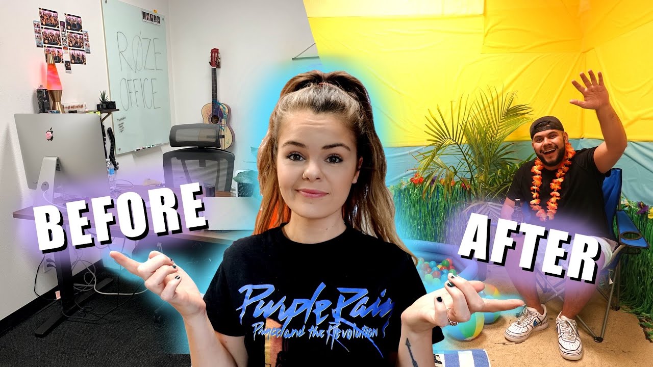 We Turned My Office Into a Beach!