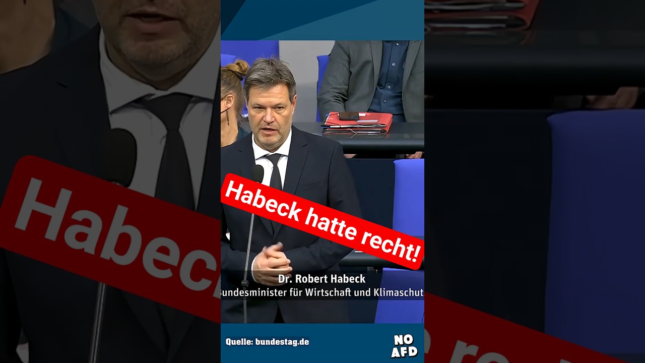 Habeck hatte recht! #pr&uuml;f