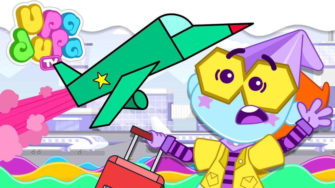 Desenhando AVIÃO, RELÓGIO e BAGAGEM! Mago das Formas ep.12 - Vamos viajar! #mago