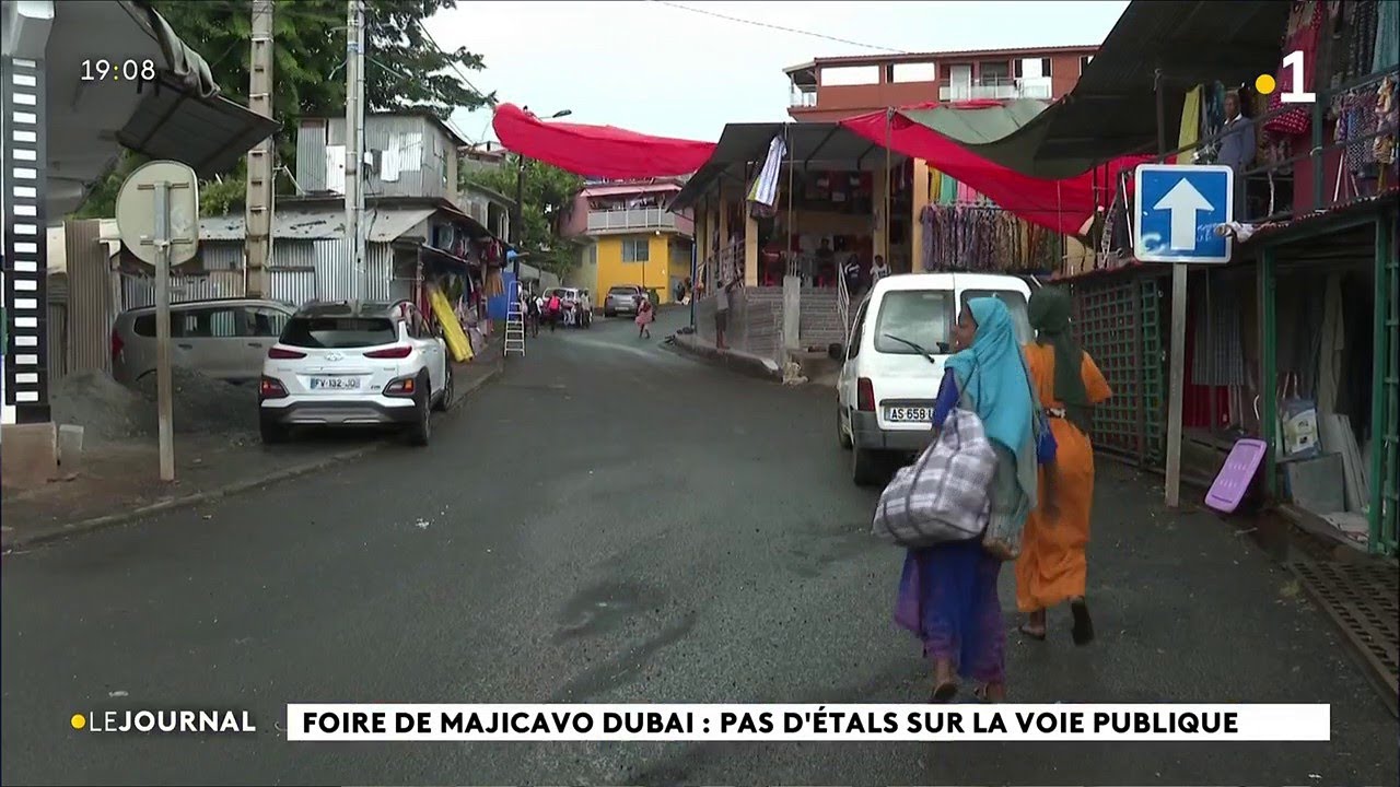 Foire de Majicavo Dubaï : pas d'étals sur le voie publique