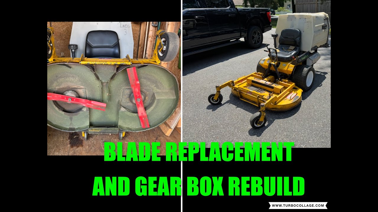 How to replace the gear box bearings on a Walker Mower