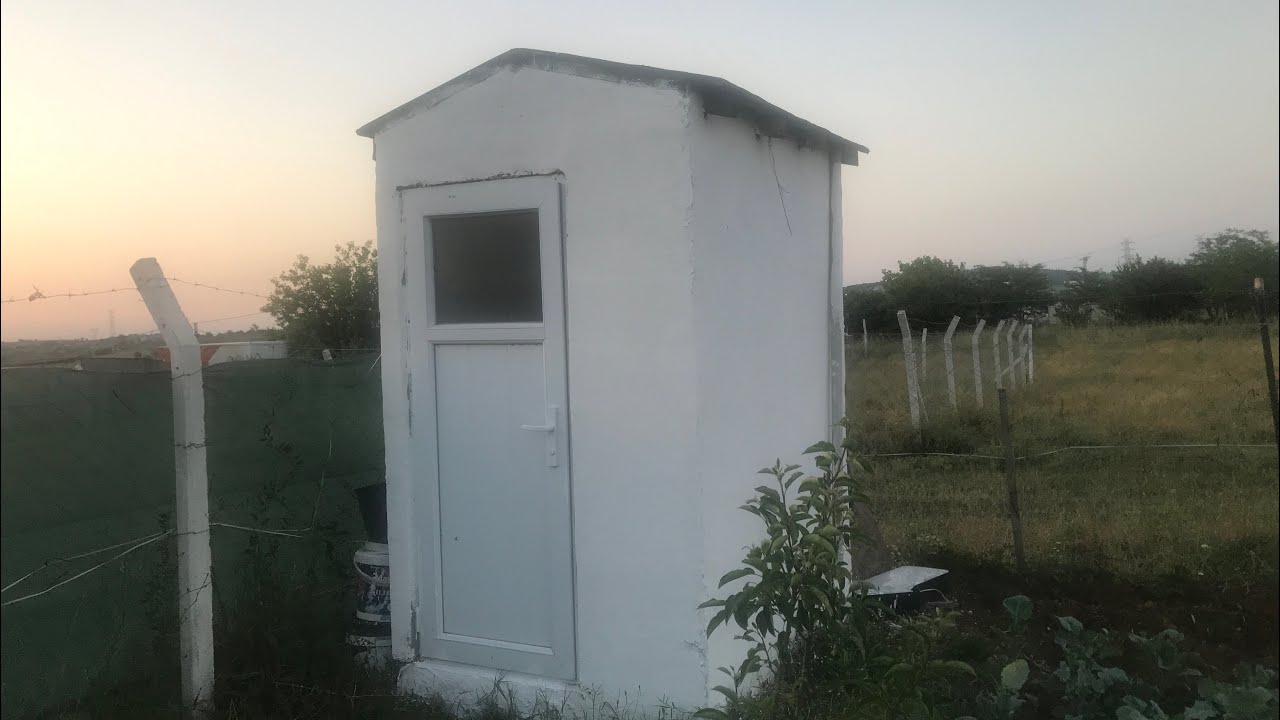 Hobi bahçesi  lavabo, tuvalet yapımı (TÜM AŞAMALARIYLA)