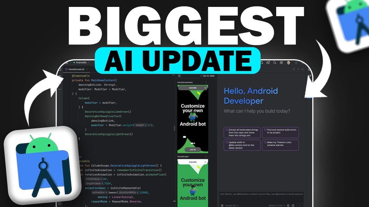 Android Studio Gemini AI Agent Mod | Make Apps Without Coding Knowledge | Vibe Coding Tutorial